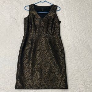 Black and Gold Dress